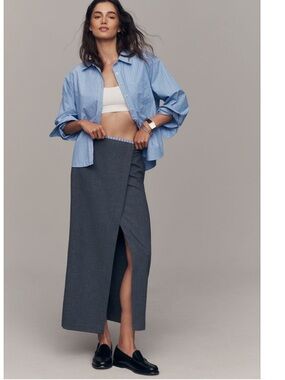 Nwt Maeve wrap midi skirt
